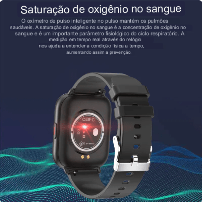 Xiaomi-Novo Smartwatch 3 Q9 PRO 100% ORIGINAL para homens e mulheres exigentes, 1.85 ", temperatura corporal, tela de toque completa, monitor de oxigênio preciso, relógio, PK, P8 - Tudo Pra Você Shop